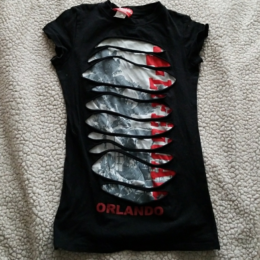 Lifeguard cut out tee
